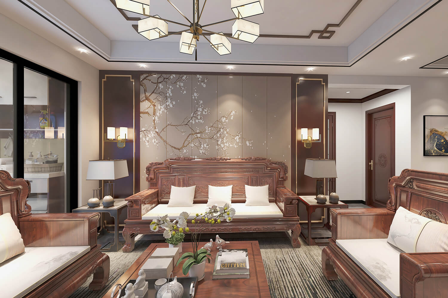 嘉和城190m&sup2;新中式風格案例