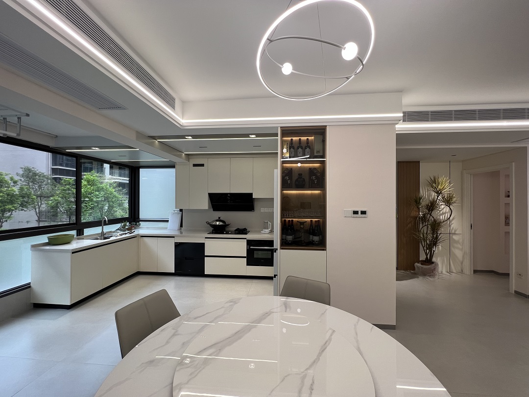南寧二手房全拆裝修有哪些要注意？現(xiàn)代簡約-餐廚