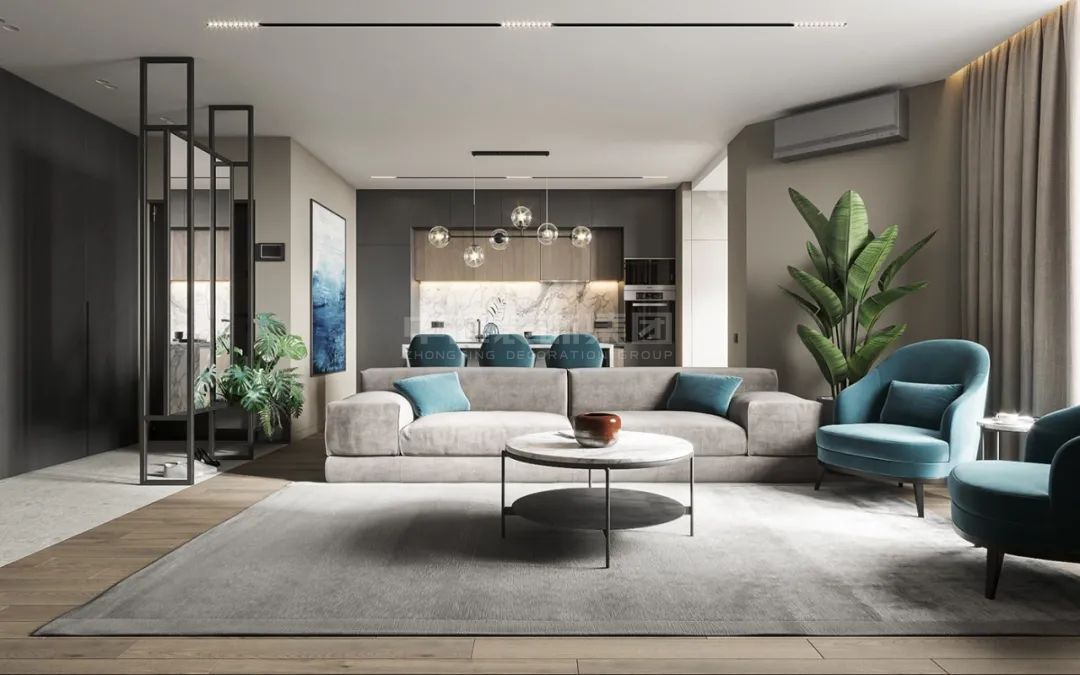 億鼎中心120m&sup2;現(xiàn)代簡約風(fēng)格